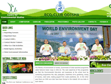 Tablet Screenshot of ecoclubodisha.org